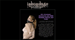 Desktop Screenshot of inbondage.com